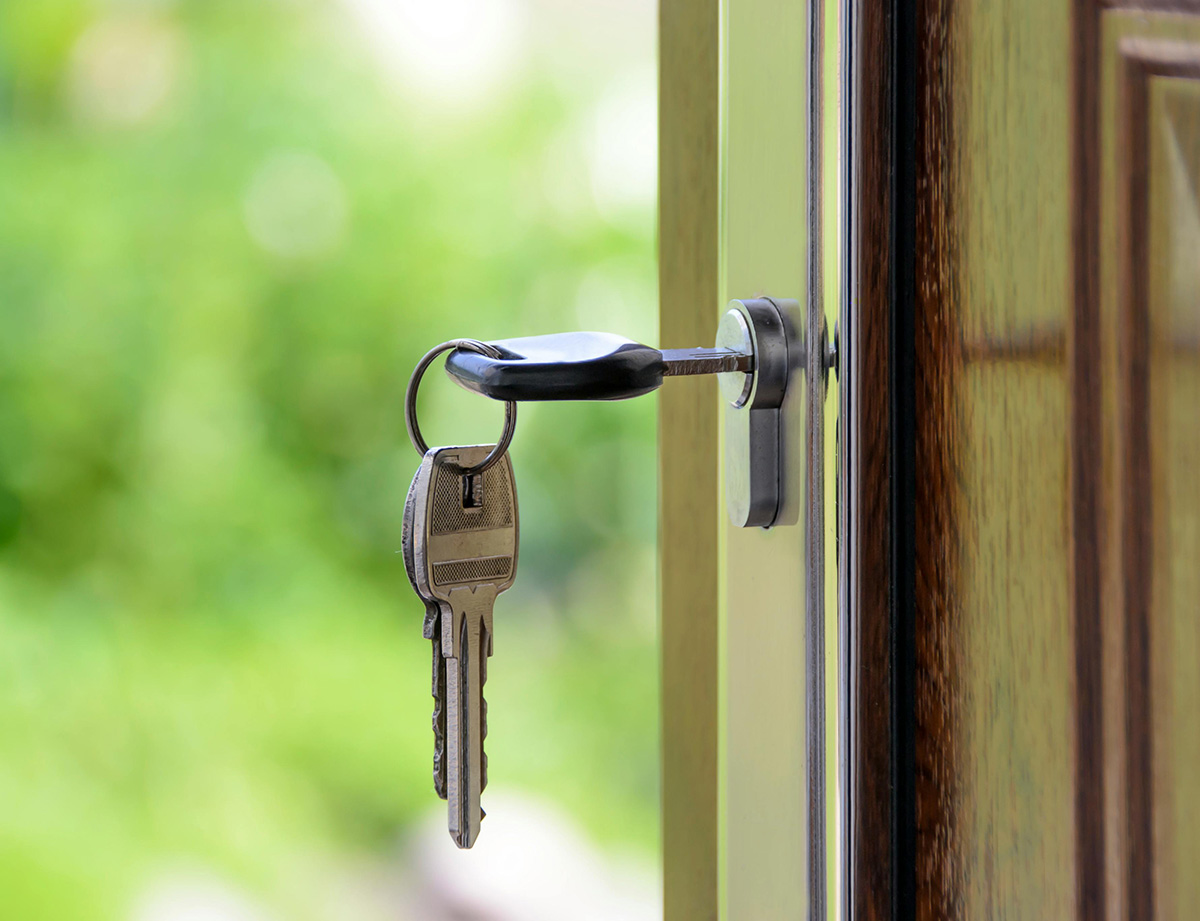 Key in the door; unlock the key to coping